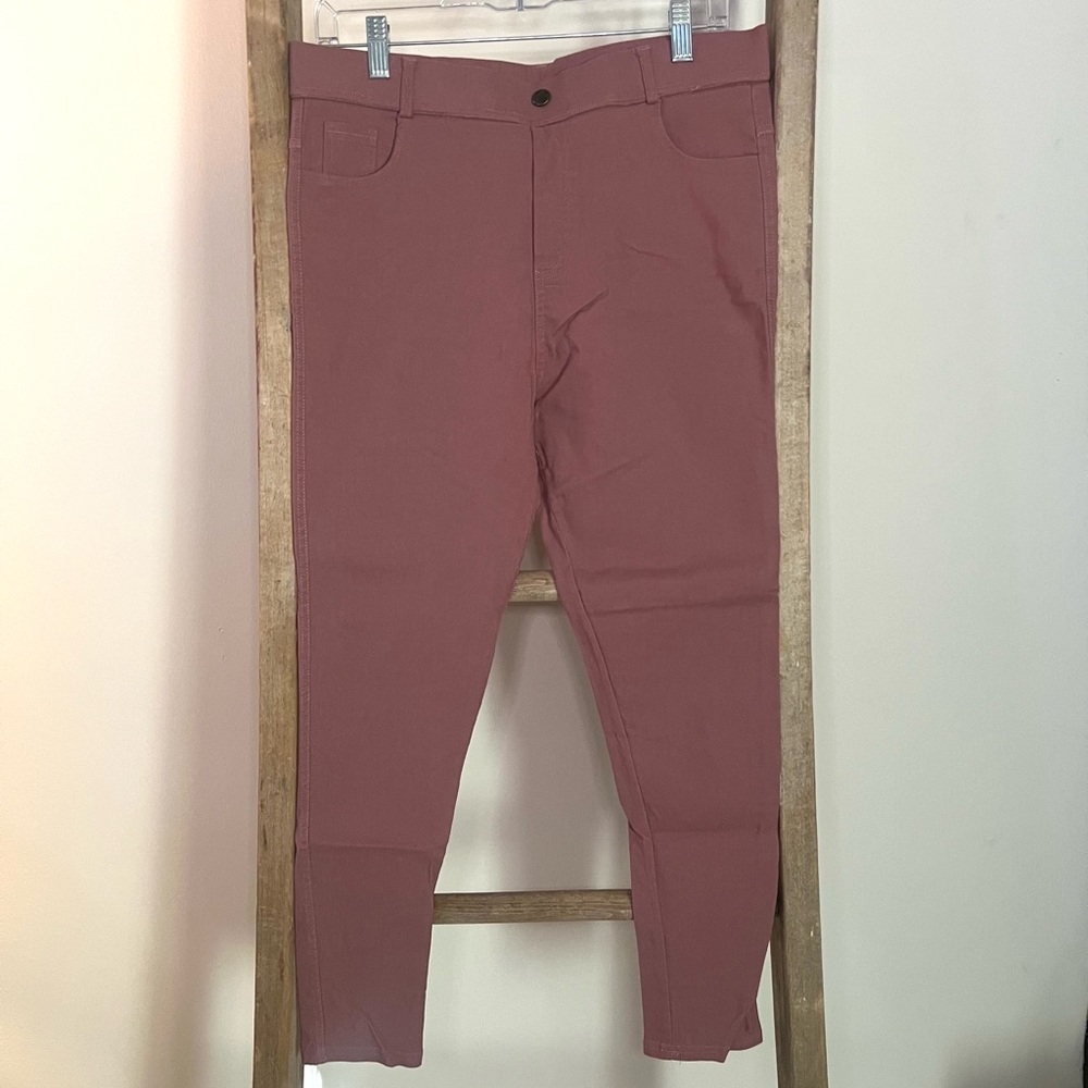 Lara Mauve Pants Jeggings Leggings Size XL. Like new.